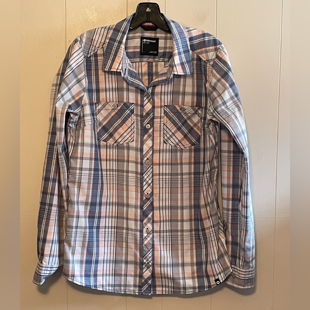 Marmot Long Sleeve Button Down Shirt - Picture 1 of 9